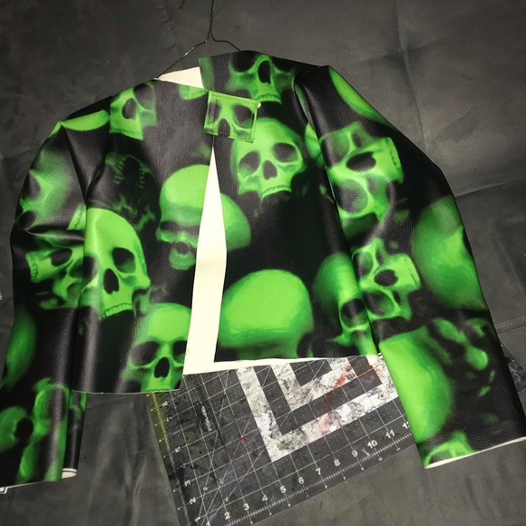 Phantom Leather Biker Jacket - Picture 2 of 3